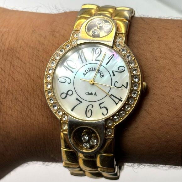 Gold Adrienne Men's Watch - Picture 1 of 4